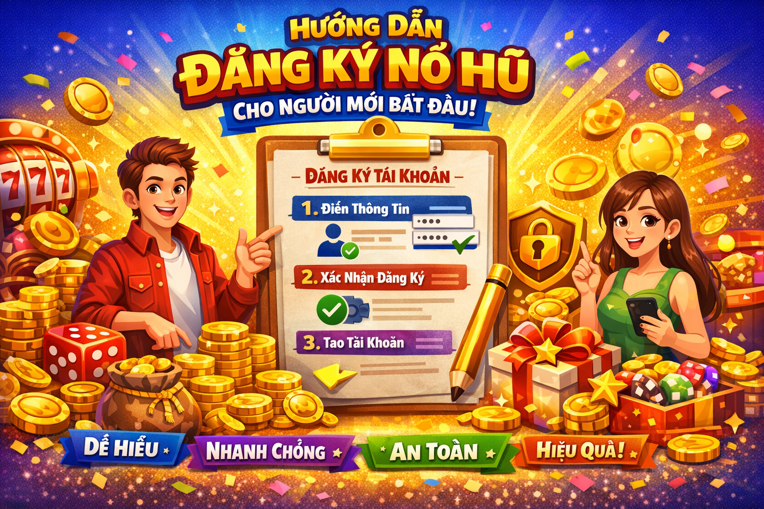 Hướng dẫn đăng ký nổ hũ dễ dàng